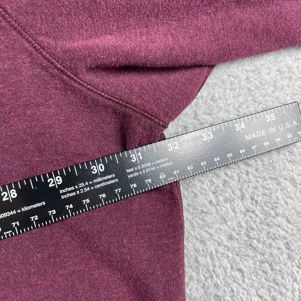 Polo Ralph Lauren Sweater Mens‎ 3XLT Tall Burgundy 1/4 Zip Preppy Mock Neck